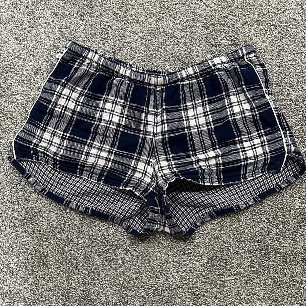 Madewell flannel pajama shorts